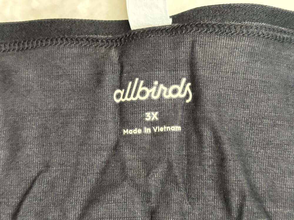 3 Pairs Allbirds Womens 3X Trino Thong Underwear Merino Wool Blend Raincloud - Picture 5 of 11